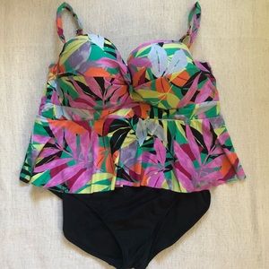 Floral bathing suit